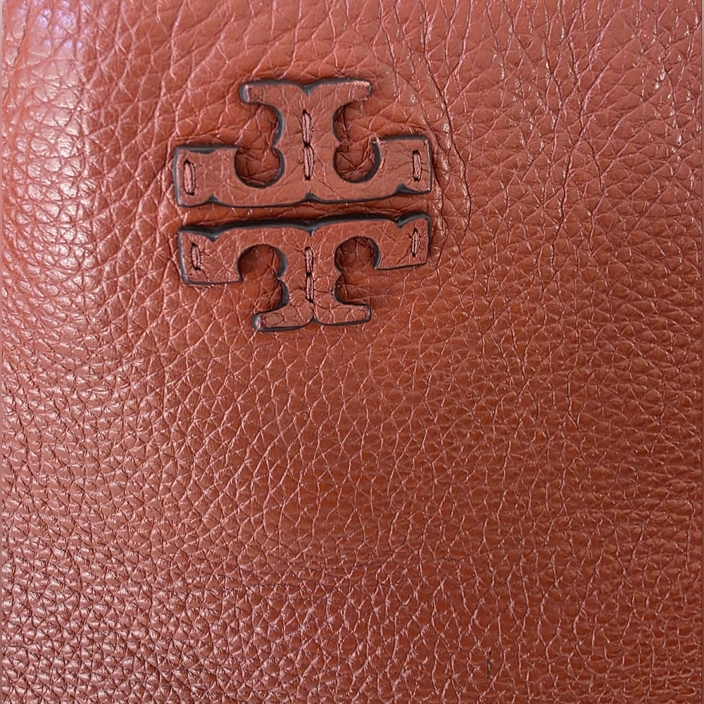 Tory Burch Brown Leather Tote Bag - Picture 4 of 13